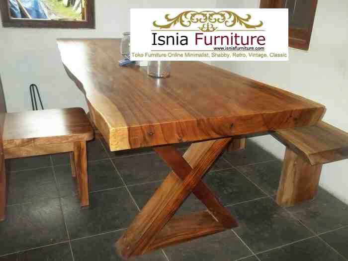 suar-dining-table Furniture Kayu Trembesi Solid
