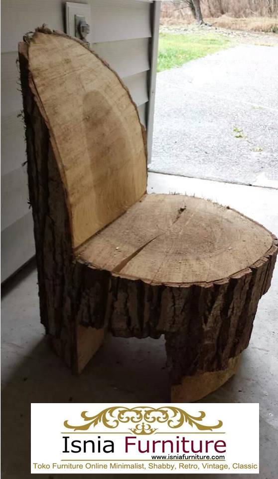 kursi-batang-kayu Kursi dari Batang Kayu Utuh Harga Murah