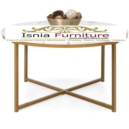 meja-marmer-bundar-desain-kaki-kayu-unik Meja Marmer Bundar Harga Murah Terlaris Berkualitas