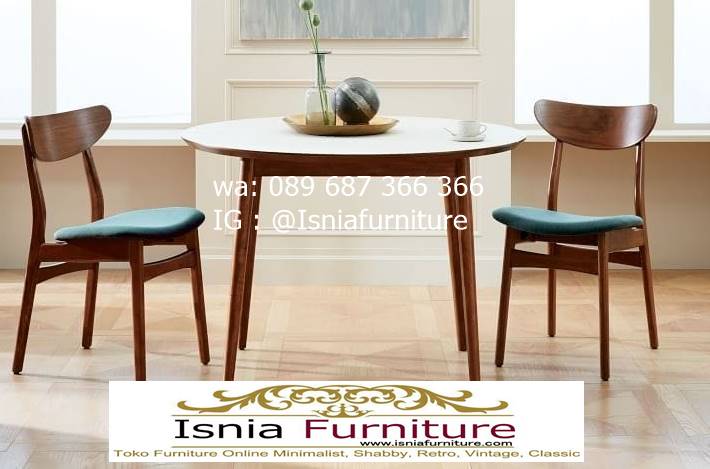 meja-marmer-bundar-desain-kaki-kayu-unik Meja Marmer Bundar Harga Murah Terlaris Berkualitas