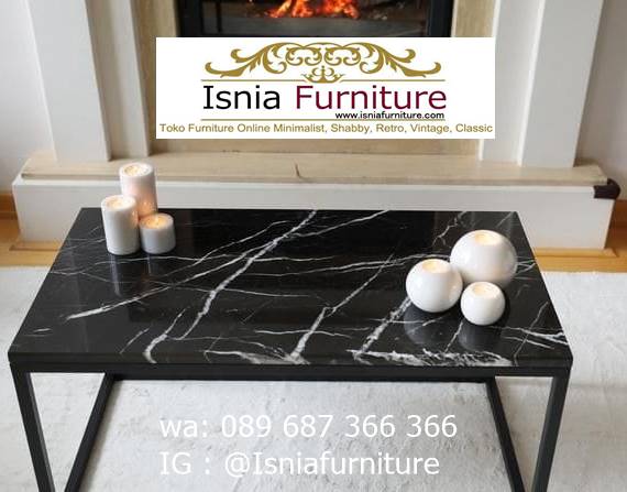 meja-marmer-hitam-untuk-meja-tamu-minimalis Jual Meja Granit Hitam Minimalis Mewah Terlaris