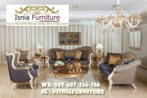 Sofa Mewah Ruang Keluarga Desain Elegan Terlaris