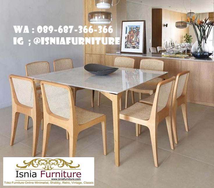 toko-meja-makan-marmer-model-kaki-stainless-gold Toko Meja Makan Marmer Langsung Dari Pabrik