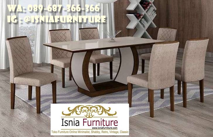 toko-meja-makan-marmer-model-kaki-stainless-gold Toko Meja Makan Marmer Langsung Dari Pabrik