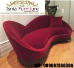 Jual Kursi Tamu Sofa Merah Mewah