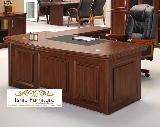 75ce68dc4b87b5c0c5b5833a9068e2ab Jual Meja Kantor Direktur Desain Simple Jati Solid Harga Murah Terbaik