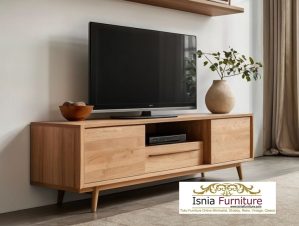Meja Tv Jati Minimalis