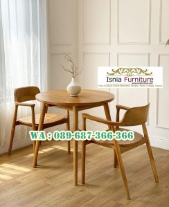 Kursi Makan Jati Minimalis Elegan