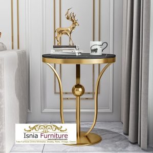 Meja Sudut Bulat Stainless Palembang