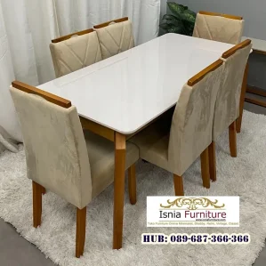 Meja Makan 6 Kursi