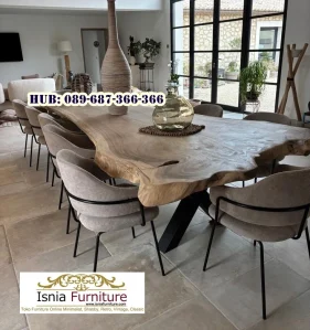 Meja Meeting Trembesi Utuh