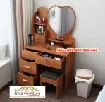 Meja Rias Laci Kayu Jati
