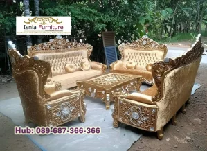 Kursi Tamu Mewah Jati Jepara