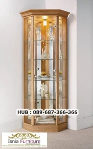 Jual Lemari Hias Sudut Diamond