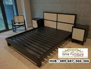 Jual Tempat Tidur Kombinasi Rotan Bekasi