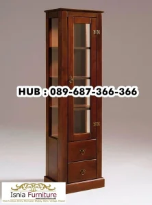 Lemari Hias Slim Tower