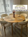 Set Meja Makan Bundar