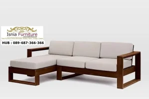 Sofa L Minimalis Persegi