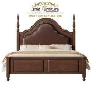 Jual Tempat Tidur Jati Leather Banjarmasin