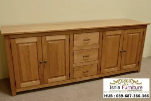 Buffet Credenza Kayu Solid Minimalis Mojokerto
