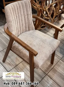 Jual Kursi Makan Desain Minimalis Rangka Kayu Jati Solid