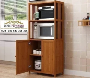 Jual Lemari Kayu Rak Serbaguna Dapur