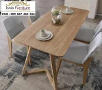 Jual Meja Makan Jati Minimalis Seri Nordic