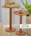 Jual Meja Sudut Estetik Minimalis Kayu Jati