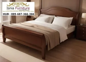 Jual Tempat Tidur Klasik Lengkung Jati Rembang