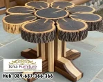 Jual Coffee Table dengan Detail Kayu Jati