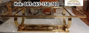 Kaki Meja Stainless Gold terbaru 2026 Kokoh