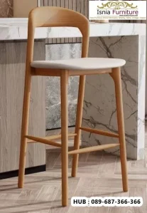 Kursi Bar Vintage Kayu Jati Asli