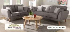Kursi Sofa Minimalis Modern Nyaman Ruang Tamu Elegan