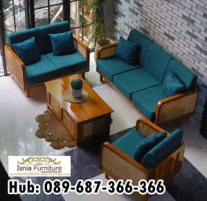 Jual Kursi Sofa Rangka Kayu Solid