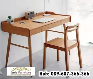 Jual Meja Belajar Kayu Minimalis Desain Terbaru