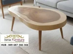 Jual Meja Tamu Kayu Solid Trembesi Estetik
