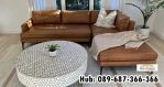 Jual Sofa Bahan Kulit Estetik