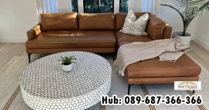 Jual Sofa Bahan Kulit Estetik