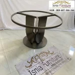 Kaki Meja Besi Plat Solid Premium Black