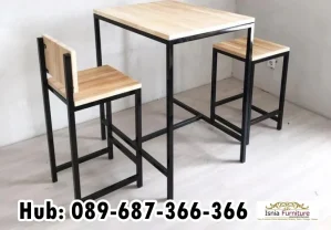 Meja Kursi Cafe Besi Tebal