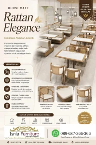 Kursi Cafe Rattan Elegance