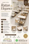 Kursi Cafe Rattan Elegance