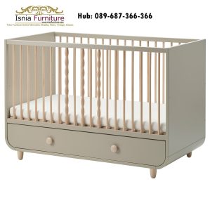 Tempat Tidur Bayi dengan Laci Bawah