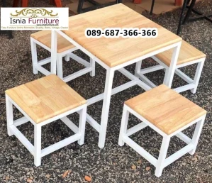 Kursi Cafe Kayu Besi Madura