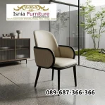 Kursi Cafe Jok Cream Minimalis