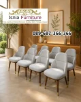 Kursi Cafe Shell Grey Premium