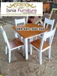 Set Meja Cafe Minimalis Duco 4 Kursi