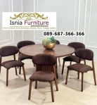 Set Meja  Makan 6 Kursi