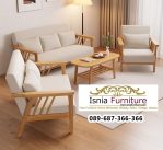 Sofa Tamu Jati Sakura Living