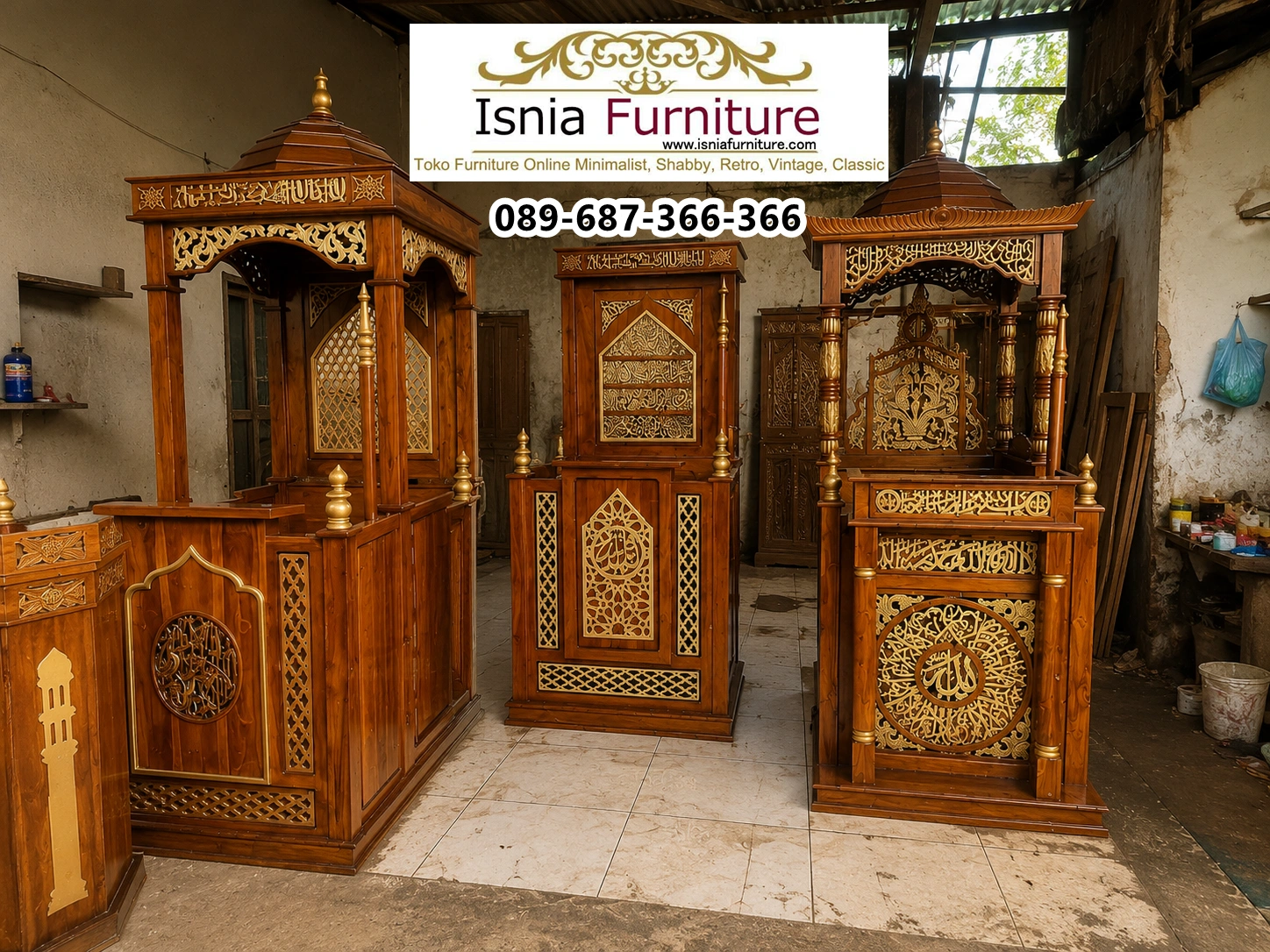 Jual-Mimbar-Masjid-Bontang-Kubah-Murah Jual Mimbar Masjid Bontang Kubah Murah